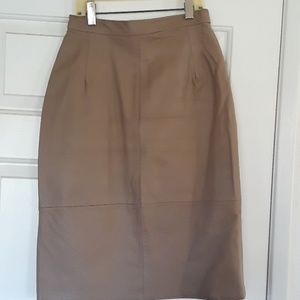 Leather Skirt